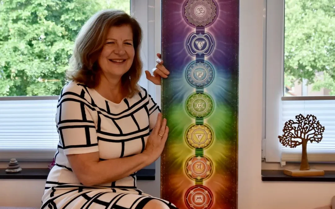 Christine Reise mit Chakrenbild